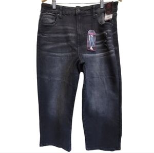 NWT Sz 17 Super High Rise Curvy Fit Black Denim Jeans